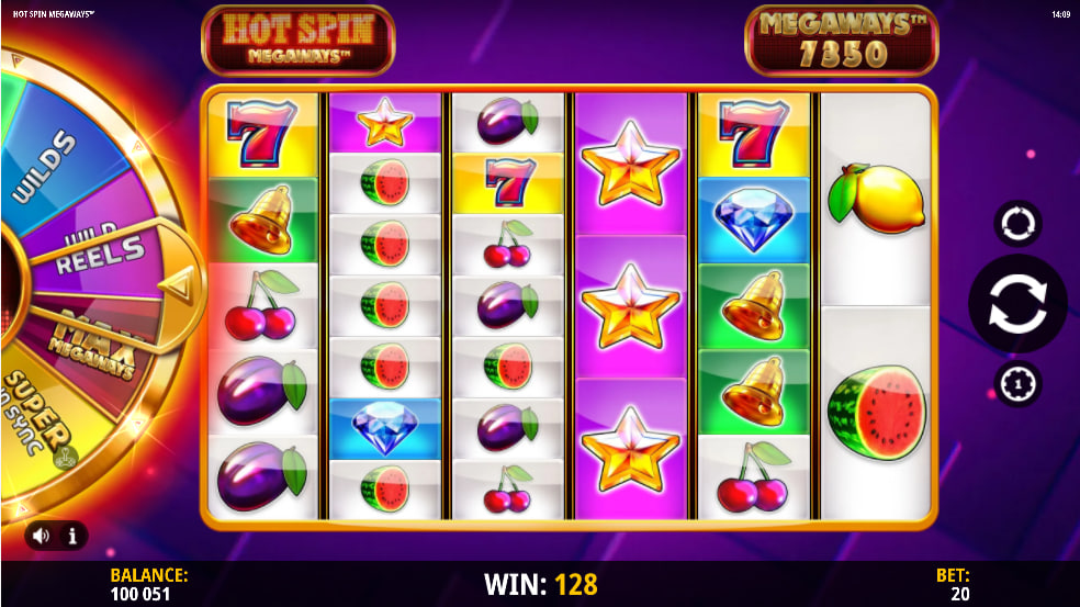 Hot Spin Megaways Slot Game